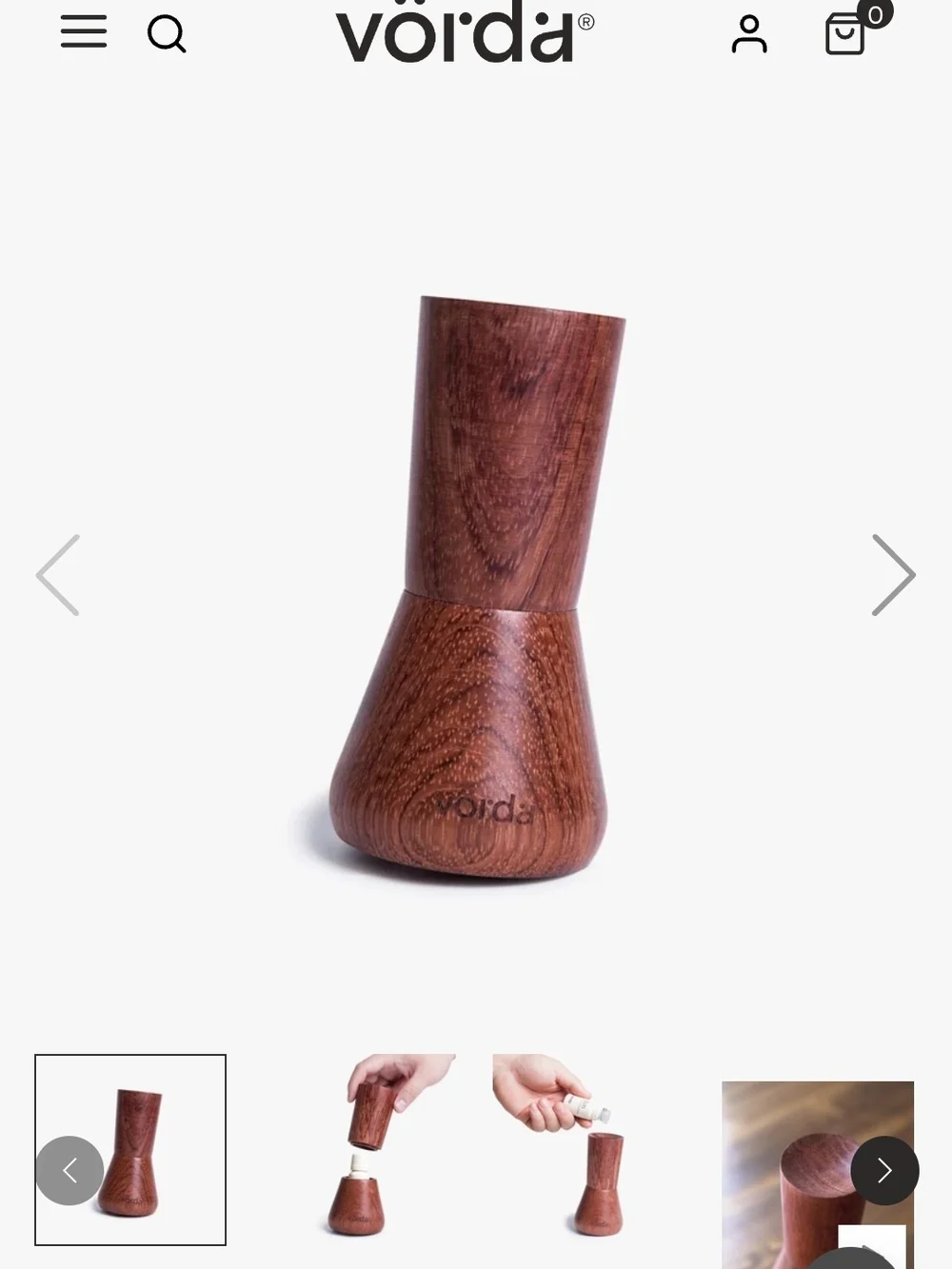 Vörda Okiagari Essential Oil diffuser- African Rosewood.
